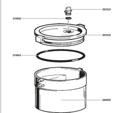 CATTANI IDROSEPAR. RIC.CONTENITORE PER AMALGAMA PER ISO 5,5 043130