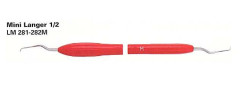 LM MAX CURETTE LANGER MINI281-282MX ROSSO