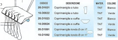 COPRIMANIGLIA OMNIA VERDE A TUBO X120 10.O0022 - Dental Trey