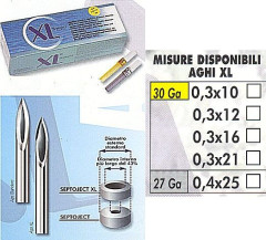 AGHI SEPTOJECT XL STER.30GX16MMX100