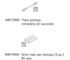 IMPLANTMED W&H SERIE TUBI X POMPA (3 PZ.) 85MM 04014000