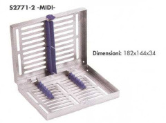 TRAY ASA MIDI 2771-2 LOCKING TRAY BLU X5