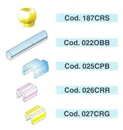 PERNI RHEIN CLIP RIT.027CRG GIALLX4