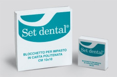 BLOCCO IMPASTO SET DENTAL CARTA 5X5 6X100