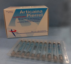 ARTICAINA 40MG/ML + 5MCG/ML  X100