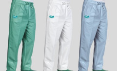 PANTALONE SET DENTAL UOMO COULISSE VERDE ACQUA TAGLIA 52