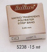 MATRICI INLINE TRASPARENTI 0,05MM 10MM 15MT S23805