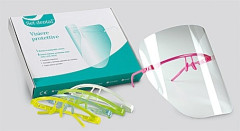 VISIERE SET DENTAL MONTATURA BIANCO + 6 SCHERMI