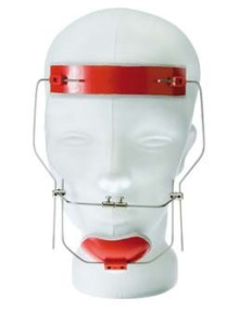 MASCHERA LANCER REGOLABILE COLORE ROSSO