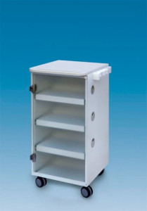 CARRELLO OMNIA LC IMPLANT SUITE 3 RIPIANI ESTRAIBILI 30.E0050