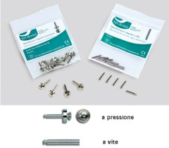 MANDRINI SET DENTAL A PRESSIONE SNAP-ON X10