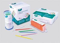 APPLICATORI SET DENTAL BOX PER DISPENSER X400 REGULAR VERDE-ARANC. - Dental Trey