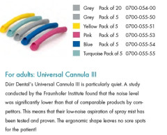 CANNULA DURR PLASTICA COL.GRIGIO X5