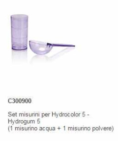 ZHERMACK SET MISURINI VIOLA PER HYDROGUM 5 E HYDROCOLOR 5 C300900