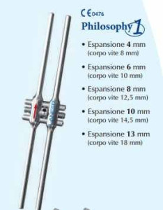 PHILOSOPHY 1 LANCER ESPANSORE PALATALE 4MM. 620-004