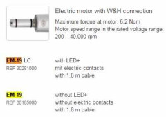 IMPLANTMED SI-1023 W&H RIC.MOTORE EM-19 C/CAVO 1,8MT SENZA CONNES.LED