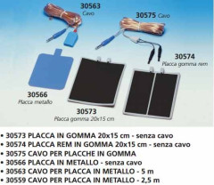 ELETTROBISTURI DIATERMO GIMA RIC. PLACCA IN METALLO S/CAVO 30566