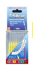 SCOVOLINI PIKDENT FIMO X10 GIALLO - Dental Trey