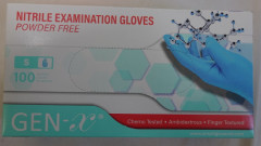 GUANTI GEN-X NITRILE S/POLV. MEDIUM X100 - Dental Trey