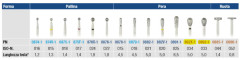 SHOFU 0892-1 ROBOT POINTS DIAM.REG. X6