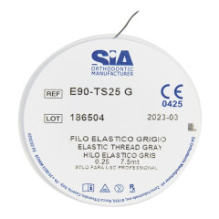 FILO ELAST.SIA ORTH.GRIGIO D.0.25X 7,5MT