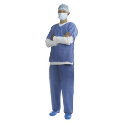 CAMICE+PANTALONE ALLE N/STERILE  L MICROFIBRA