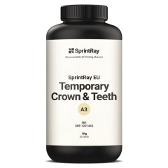 SPRINTRAY EU TEMPORARY CROWN & TEETH A3 1KG