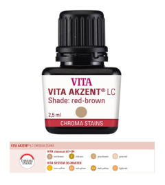 AKZENT LC CHROMA STAINS RED-BROWN 2.5ML