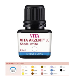 AKZENT LC EFFECT STAINS WHITE 2.5ML