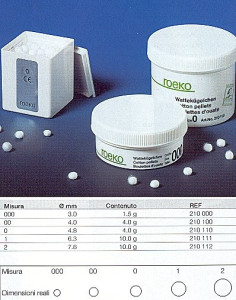 PELLETS ROEKO 210-111 N.1 10GR.