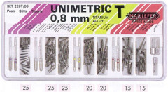 PERNI UNIMETRIC 226T/0,8MM KIT