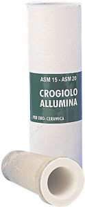 CROGIOLO TECNO GAZ IN ALLUMINA